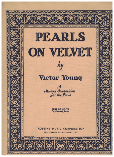 Picture of Pearls on Velvet, Victor Young