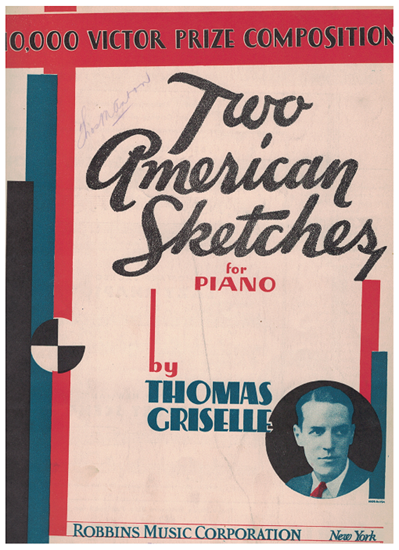 Picture of Two American Sketches(Nocturne & March), Thomas Griselle, piano solo