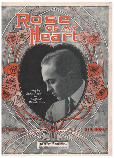 Picture of Rose of My Heart (Rose de mon coeur), Weston Wilson/ A. Bollaert/ Neil Moret, sung by John Steel