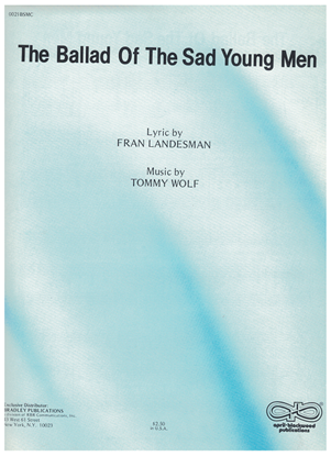 Picture of The Ballad of the Sad Young Men, Fran Landesman & Tommy Wolf, recorded by Tani Seitz
