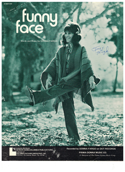 Picture of Funny Face, written & recorded by Donna Fargo