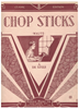 Picture of Chop Sticks, De Lulli, ed. Harold Potter, piano solo 