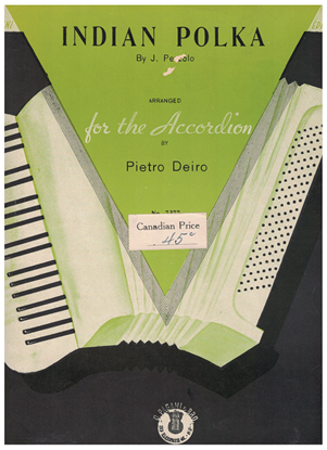 Picture of Polka Indiana (Indian Polka), John Pezzolo, arr. Pietro Deiro for accordion solo