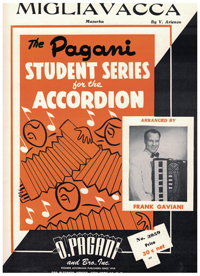 Picture of Migliavacca, V. Arienzo, arr. Frank Gaviani for accordion solo