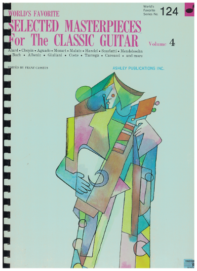 Picture of World's Favorite Series No. 124, Selected Masterpieces for the Classic Guitar Vol. 4, WFS124, ed. Frantz Casseus, songbook