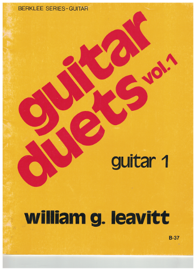 Picture of Guitar Duets Vol. 1, William G. Leavitt, guitar duet 