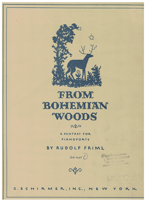 Picture of From Bohemian Woods, Rudolf Friml, piano solo