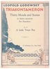 Picture of A Little Tango Rag, Triakontameron No. 19, Leopold Godowsky, piano solo