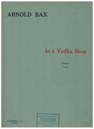 Picture of In a Vodka Shop, Arnold Bax, piano solo 