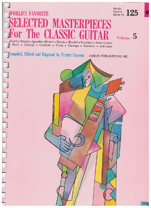 Picture of World's Favorite Series No. 125, Selected Masterpieces for the Classic Guitar Vol. 5, WFS125, ed. Frantz Casseus