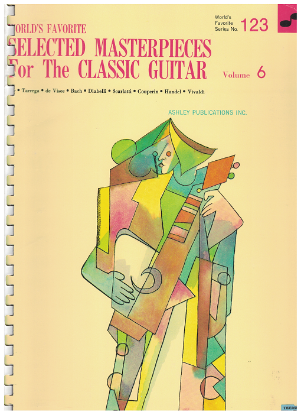 Picture of World's Favorite Series No. 123, Selected Masterpieces for the Classic Guitar Vol. 6, WFS123, ed. Frantz Casseus