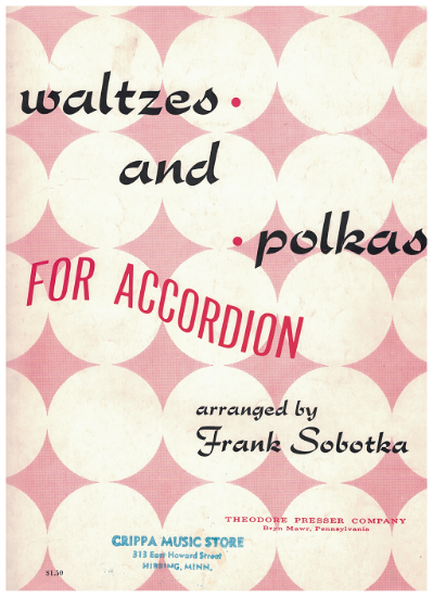 Picture of Waltzes and Polkas, arr. Frank Sobotka, accordion solo folio