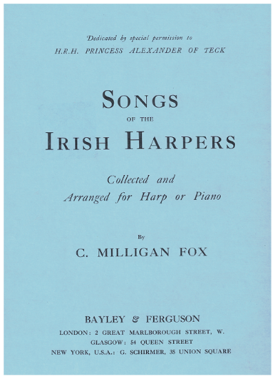 Picture of Songs of the Irish Harpers, arr. C. Milligan Fox for Harp or Piano