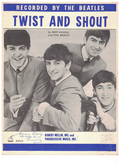 Picture of Twist and Shout, Bert Russell & Phil Medley, recorded by The Beatles