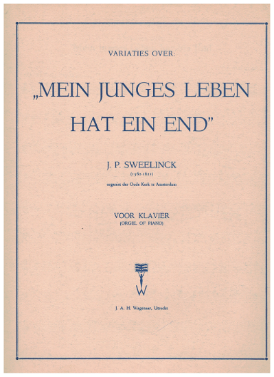 Picture of Variations on "Mein Junges Leben Hat Ein End", J. P. Sweelinck