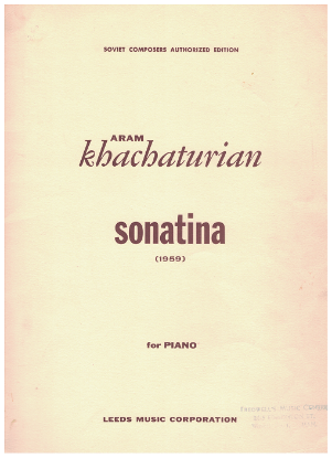 Picture of Sonatina (1959), Aram Khachaturian, piano solo