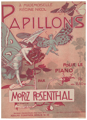 Picture of Papillons (Butterflies), Moriz Rosenthal, piano solo