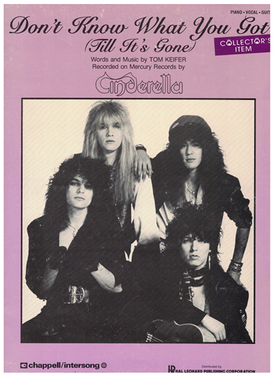 Picture of Don't Know What You Got (Till It's Gone), Tom Keifer, recorded by Cinderella