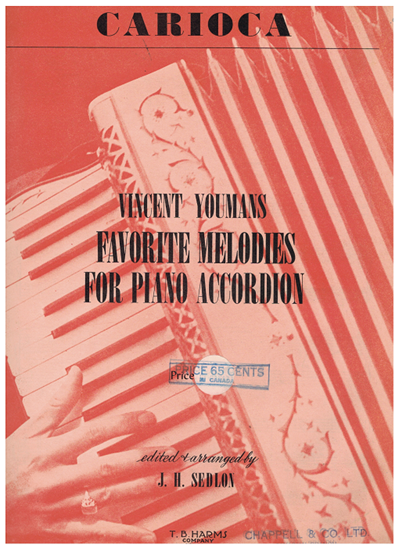 Picture of Carioca, Vincent Youmans, arr. J. H. Sedlon for accordion solo