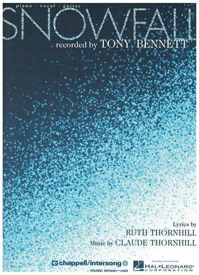 Picture of Snowfall, Ruth & Claude Thornhill, recorded by Tony Bennett