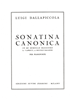 Picture of Sonatina Canonica, Luigi Dallapiccola, piano solo 