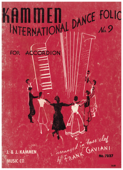 Picture of Kammen International Dance Folio No. 9, ed. Frank Gaviani, accordion 