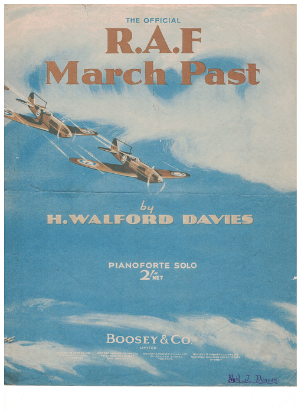 Picture of R.A.F. March Past (RAF March Past), H. Walford Davies, piano solo 