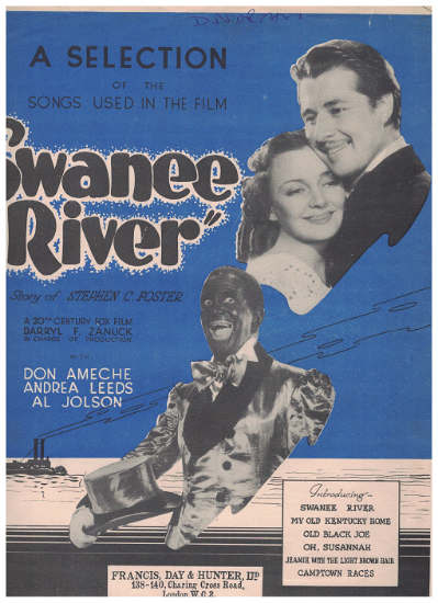 Picture of Swanee River, The Life Story of Stephen Foster, arr. Dudley E. Bayford, piano solo selections 