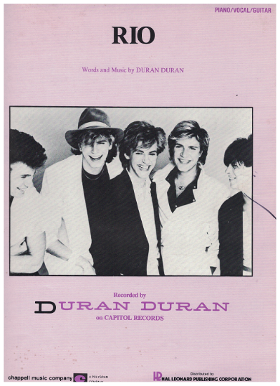 Picture of Rio, words & music by Duran Duran