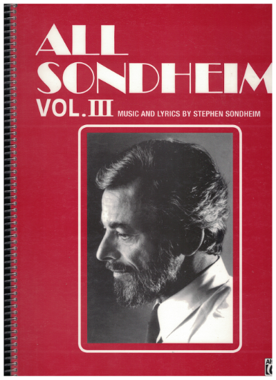 Picture of All Sondheim Vol. 3, music & lyrics by Stephen Sondheim