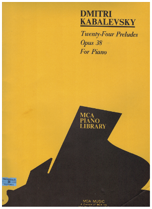 Picture of Twenty-Four Preludes Opus 38, Dmitri Kabalevsky, ed. Leo Smit, piano solo