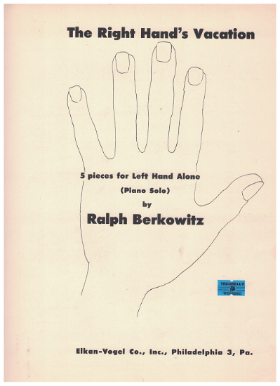 Picture of The Right Hand's Vacation, Ralph Berkowitz