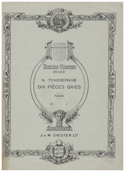 Picture of Dix Pieces Gaies, Nicolai Tcherepnine