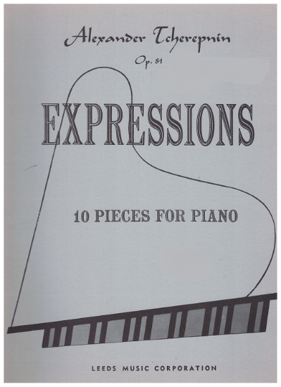 Picture of Ten Expressions for Piano Op. 81, Alexander Tcherepnin