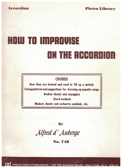 Picture of How to Improvise on Accordion, Alfred d'Auberge