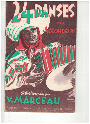Picture of 24 Danses pour Accordion/Musette, arr. V. Marceau