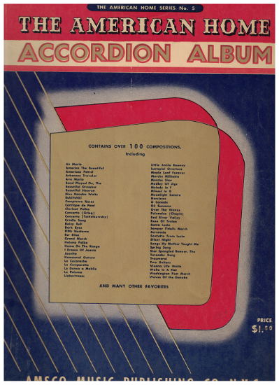 Picture of The American Home Accordion Album, The American Home Series No, 5, ed. Robert Marden/ Larry Yester/ Elsie Bennett