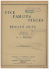 Picture of Five Famous Pieces by Edward Grieg, arr. for accordion solo by G. S. Mathis