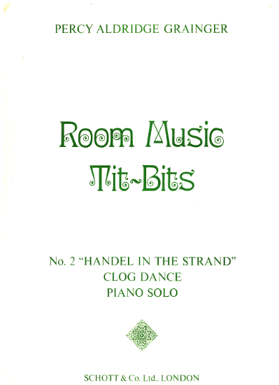Picture of Handel in the Strand, from "Room Music Tit-Bits", clog dance, piano solo