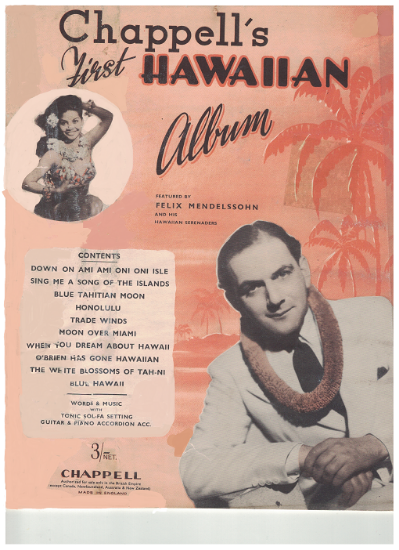 Picture of Chappell's First Hawaiian Album, piano/vocal