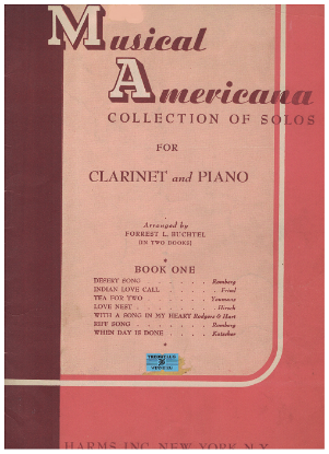 Picture of Musical Americana Vol. 1, arr. Forrest L. Buchtel, clarinet & piano 