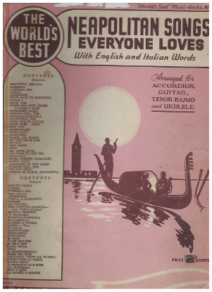 Picture of Neapolitan Songs Everyone Loves, World's Best Music Series No. 14, ed. Michel Whitehill