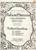 Picture of Standchen, Richard Strauss, transcribed for piano solo by Walter Gieseking