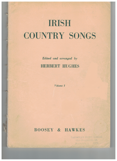 Picture of Irish Country Songs Vol. 1, arr. Herbert Hughes