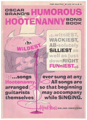 Picture of Humorous Hootenanny Song Book, Oscar Brand, guitar 