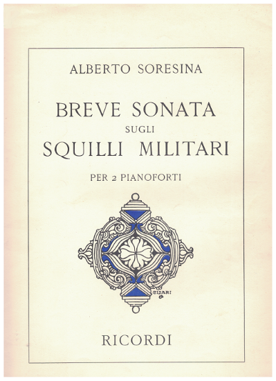 Picture of A Short Sonata on Military Bugle Calls, Alberto Soresina, piano duo