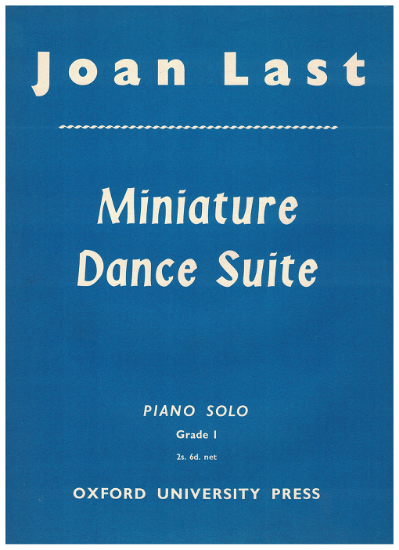 Picture of Miniature Dance Suite, Joan Last, piano solo 