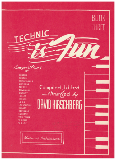 Picture of Technic is Fun Book Three, David Hirschberg, piano solo 