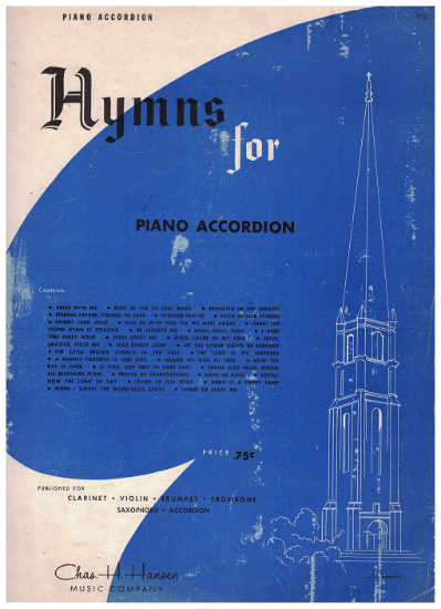 Picture of Hymns for Piano Accordion, arr. Peter Andrews