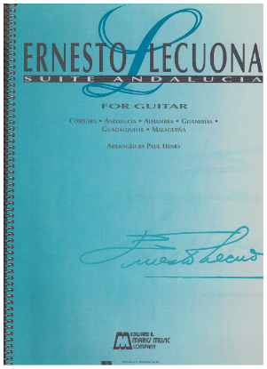 Picture of Suite Andalucia, Ernesto Lecuona, arr. for classical guitar by Paul Henry